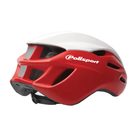 CASCO POLISPORT AERO R Rojo Mate/Blanco/Negro
