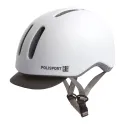 CASCO POLISPORT COMMUTER Blanco Mate/Gris