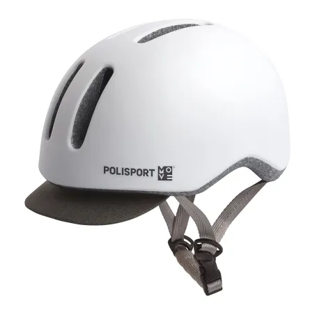 CASCO POLISPORT COMMUTER Blanco Mate/Gris
