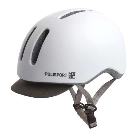 CASCO POLISPORT COMMUTER Blanco Mate/Gris