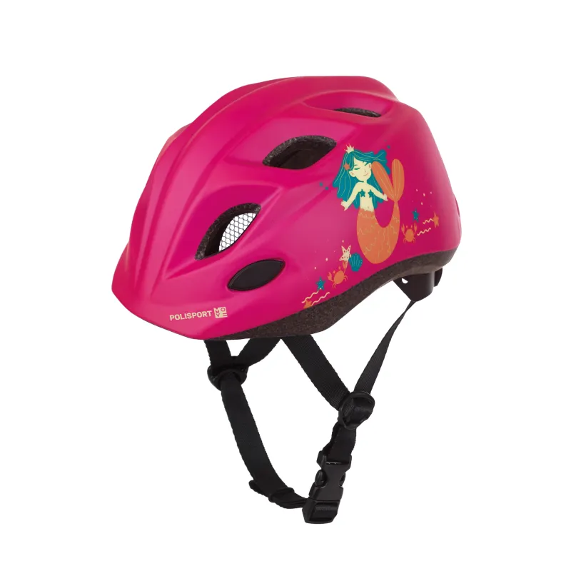 Capacete Polisport Kids Luz Led Sirena