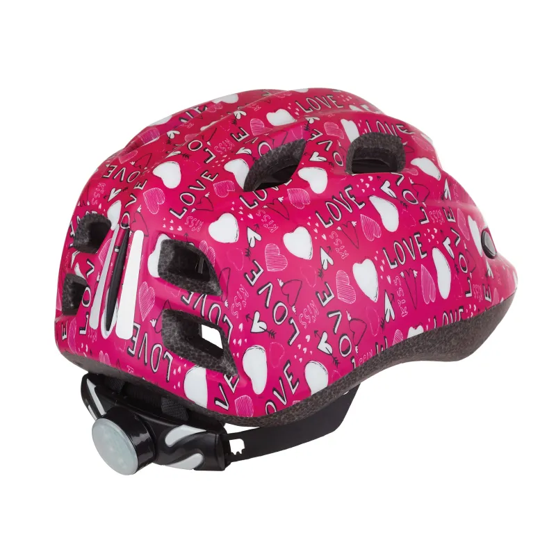 CASCO POLISPORT JUNIOR LUZ LED LOVE
