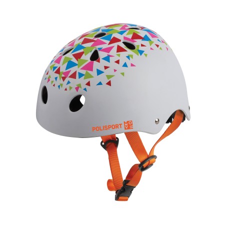 Urban Radical - Urban Cycling Helmet for Kids White POLISPORT