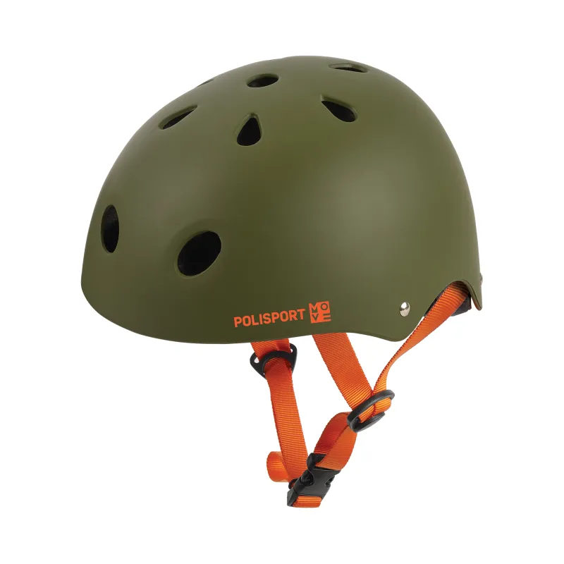 Urban Radical - Urban Cycling Helmet for Kids Green POLISPORT