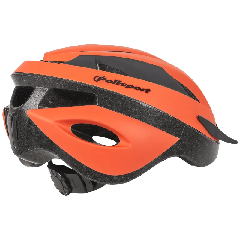 Sport Ride - MTB and Trekking Helmet Orange and Black - M Size POLISPORT