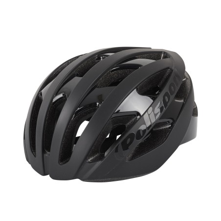 Light Pro - Cycling Helmet for Road Use Black - L Size POLISPORT