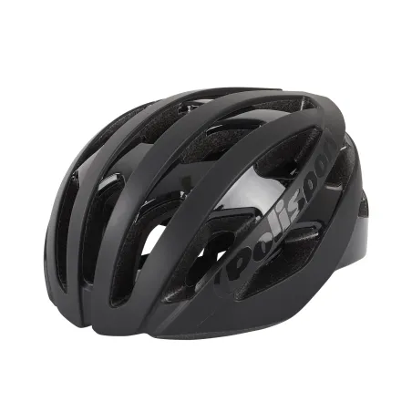 Light Pro - Cycling Helmet for Road Use Black - L Size POLISPORT