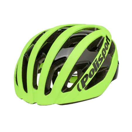 CASCO POLISPORT LIGHT PRO Amarillo Flúor Mate/Negro