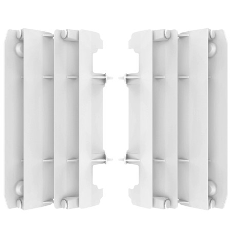 REJILLA RADIADOR POLISPORT  YAMAHA YZ125/250 (05-21) Blanco