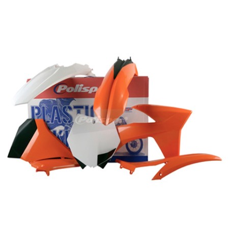 KTM XC,XC-F - Enduro Plastic Kit OEM Color - 2012 Models POLISPORT