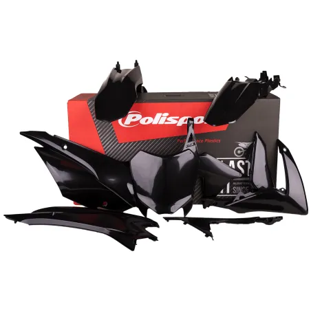 Honda CRF110F - MX Plastic Kit Black - 2013-19 Models POLISPORT