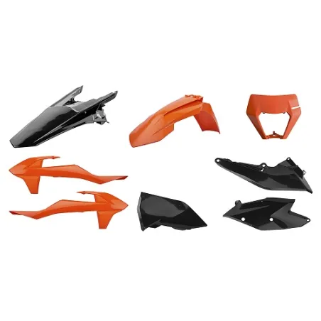 KIT ENDURO POLISPORT  KTM EXC/EXC-F/XC-W/XCF-W (17-19) Naranja16/Negro