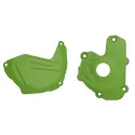 Kawasaki KX250F - Kit de Proteção de Tampa de Embraiagem e Ignição Verde - Modelos 2013-16 POLISPORT