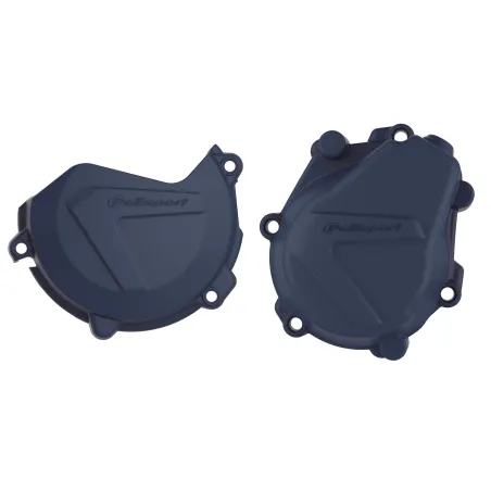 KIT PROTECTOR POLISPORT  TAPA EMBRAGUE + ENCENDIDO HUSQVARNA FC450 (16-18) Azul