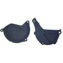 KIT PROTECTOR POLISPORT  TAPA EMBRAGUE + ENCENDIDO HUSQVARNA FE450/501 (14-16) Azul