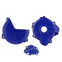 KIT PROTECTOR POLISPORT  TAPA EMBRAGUE + ENCENDIDO + BOMBA AGUA SHERCO SE250/300 (14-23) Azul
