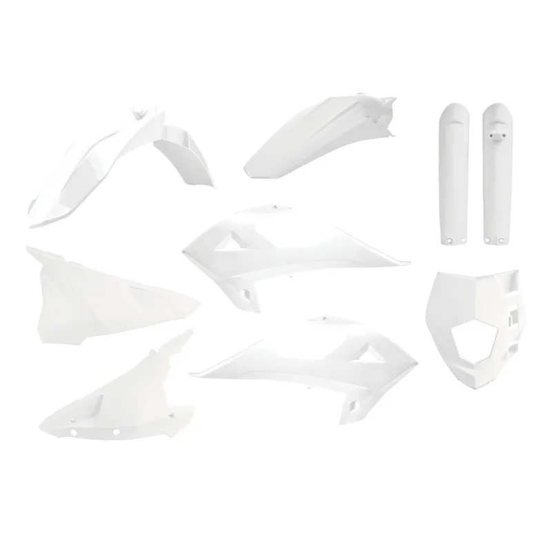 Rieju MR250/300 - Enduro Plastic Kit White - 2021-22 Models POLISPORT