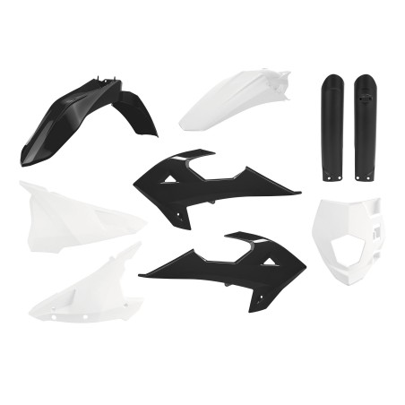 KIT ENDURO POLISPORT  FULL GAS GAS EC/ECE (18-20) Blanco/Negro RIEJU MR250/300 (21-23) OEM