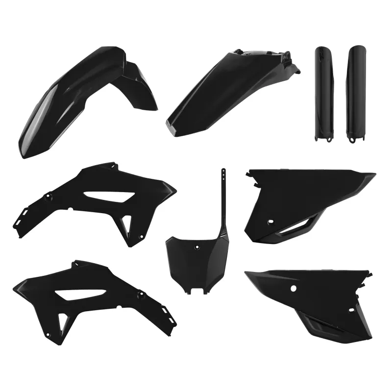 Honda CRF450R - Replica Plastic Kit Black - 2021-22 Models POLISPORT