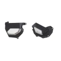 KIT PROTECTOR POLISPORT  TAPA EMBRAGUE + ENCENDIDO MT09 (14-20) tracer900 (14-20) FZ-09 (14-17) XSR900 (15-) Negro