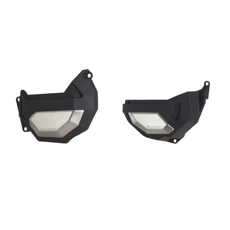KIT PROTECTOR POLISPORT  TAPA EMBRAGUE + ENCENDIDO AFRICA TWIN 1100L MT (20-) Negro