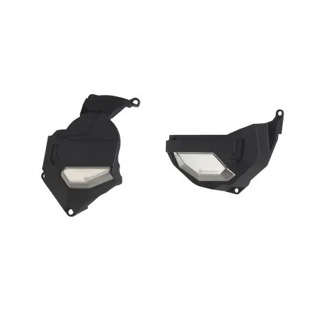 KIT PROTECTOR POLISPORT  TAPA EMBRAGUE + ENCENDIDO AFRICA TWIN 1100L DCT (20-) Negro