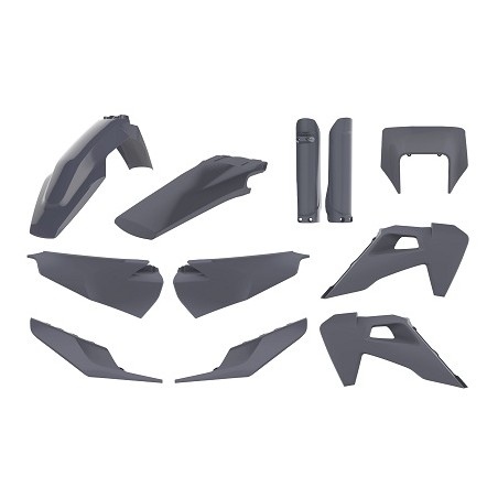 KIT ENDURO POLISPORT  FULL HUSQVARNA TE/FE (20-23) Gris
