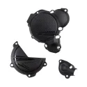 KIT POLISPORT PROTECTOR TAPA EMBRAGUE + ENCENDIDO + BOMBA AGUA KTM EXC/XC-W 250/300 (24) Negro