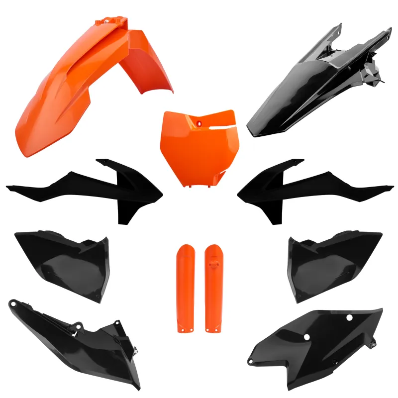 KIT POLISPORT MX FULL KTM SX/SX-F/XC/XC-F (16-18) Naranja KTM16/Negro