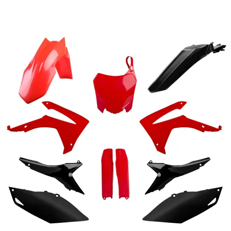 KIT POLISPORT MX FULL HONDA CRF250R (14-17) CRF450R (13-16) Rojo CR04/Negro