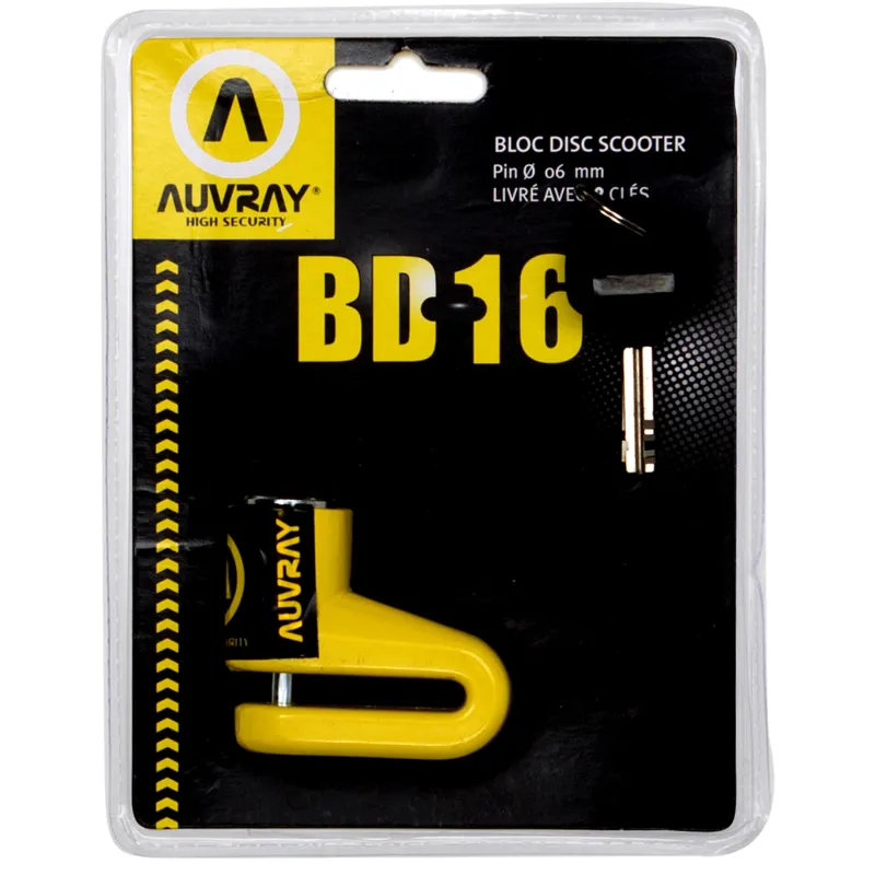 AUVRAY DISC LOCK SCOOTER DIAM. 6 - BD16