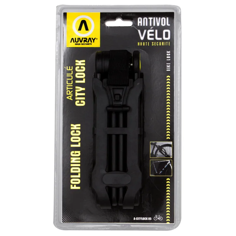 ANTIRROBO AUVRAY ARTICULADO CITY LOCK 85 CM