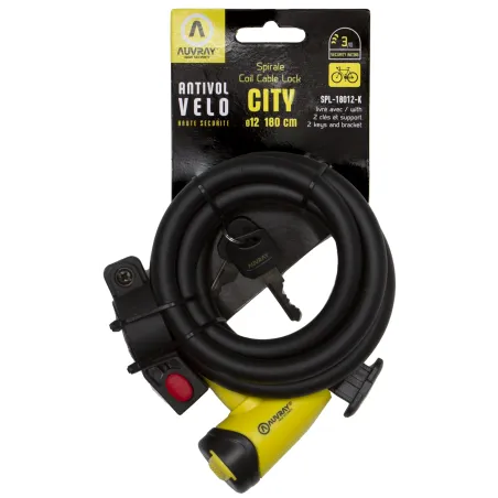 AUVRAY SPIRAL CITY D.12 IN 180 - with holder MAT BLACK