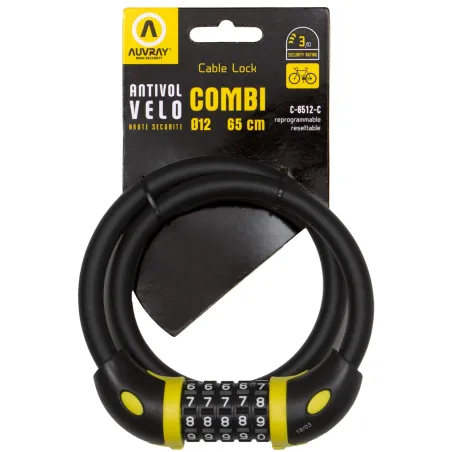 ANTIRROBO AUVRAY CABLE COMBI D.12 65 CM