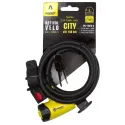 AUVRAY SPIRAL CITY D.10 IN 150 CM - with holder MAT BLACK