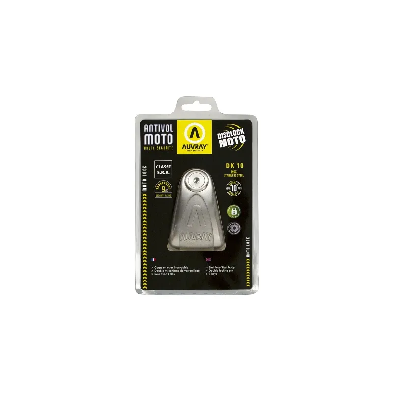 Bloqueio de disco Auvray DK-10 INOX SRA