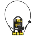 Anti-roubo Auvray U BIKE 82x147 + Suporte + Cabo D.8 x 100