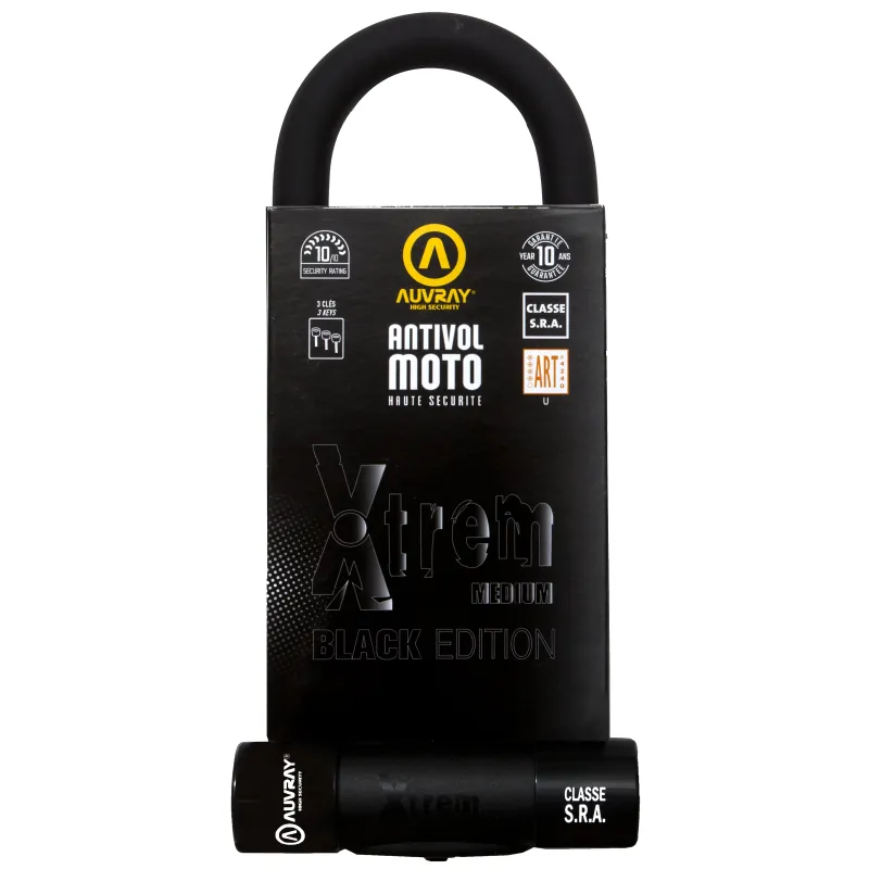 ANTI-ROUBO AUVRAY SRA U XTREM MEDIUM 85x250 Preto