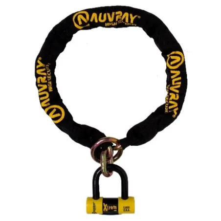 CADENA LAZO AUVRAY CON ANTIRROBO DISCO XTREM 100 SRA