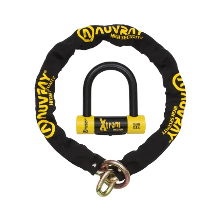 AUVRAY CHAIN WITH ANTI-THEFT DISC MEDIUM LOOP D.13.5. 100 SRA