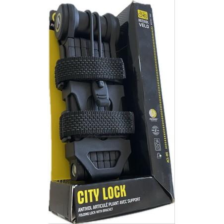 ANTIRROBO AUVRAY ARTICULADO CITY LOCK 110 CM