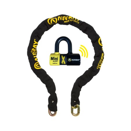 Corrente Auvray com disco anti-roubo Xtrem Alarma 140 SRA