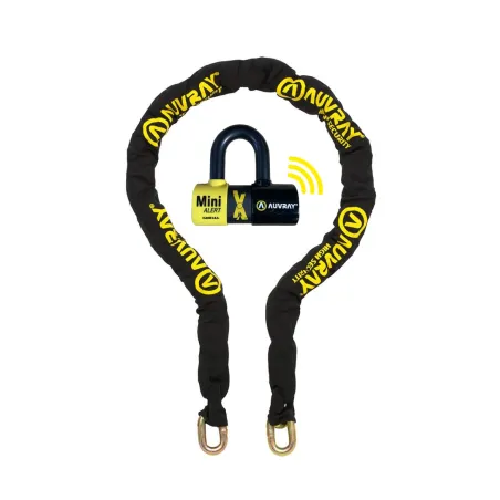 CADENA AUVRAY CON ANTIRROBO DISCO XTREM ALARMA 170 SRA