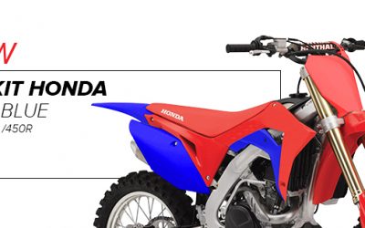 KIT MX HONDA CRF250R / 450R ROJO/AZUL