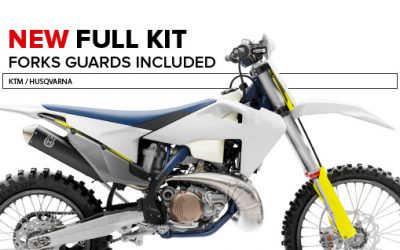NUEVOS KITS PLASTICOS KTM/HUSQVARNA PROTECTOR HORQUILLA